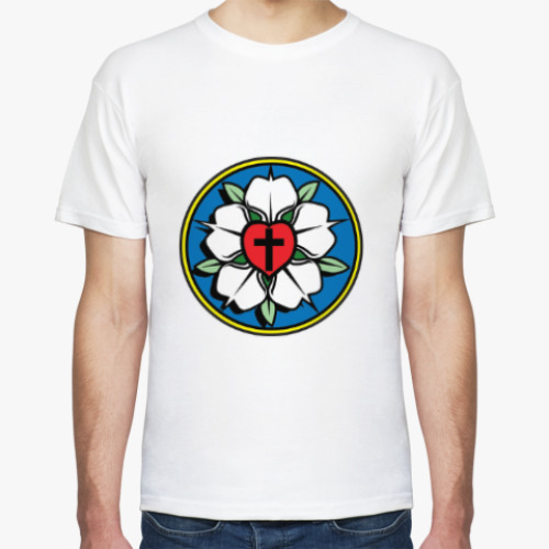 Футболка с принтом Роза Лютера