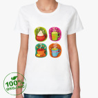 Женская футболка органик