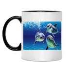 Кружка двухцветная