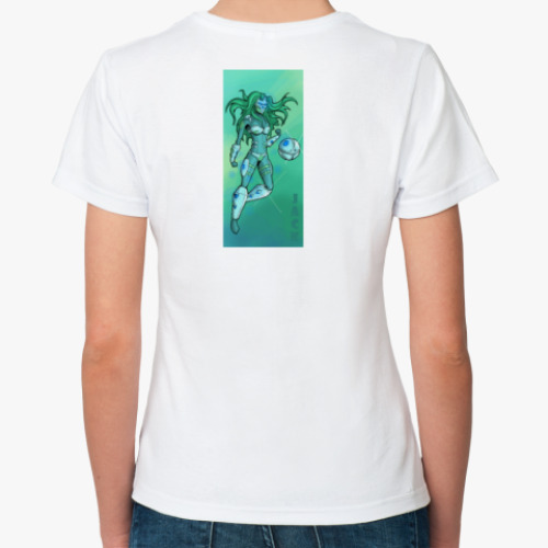 Классическая футболка с принтом SpaceZ