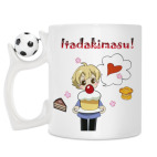 Кружка с футбольным мячиком