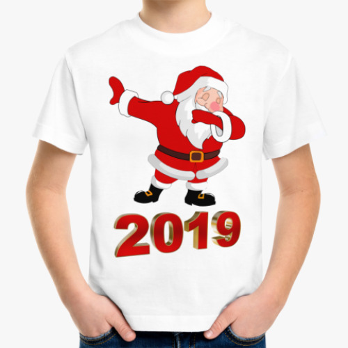 Детская футболка Дэб Санта 2019