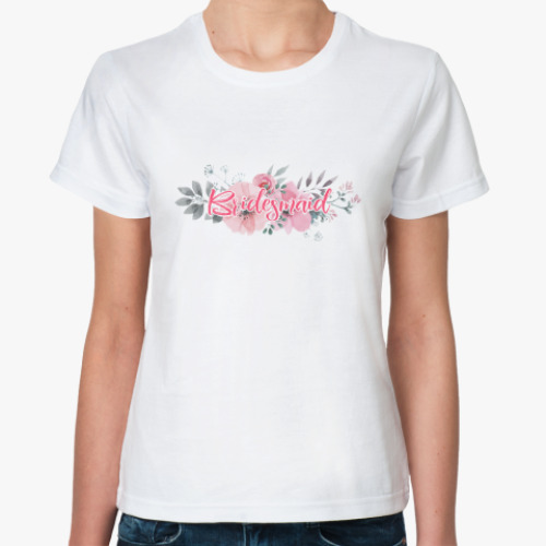 Классическая футболка Bridesmaid / Свительница / Подружка невесты