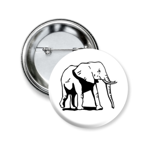 Значок 50мм с принтом Талисман Уверенность