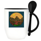 Кружка с ложкой