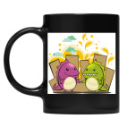 Кружка цветная UV-DTF