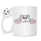 Кружка с футбольным мячиком