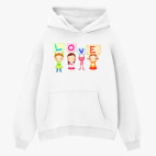 Толстовка худи оверсайз