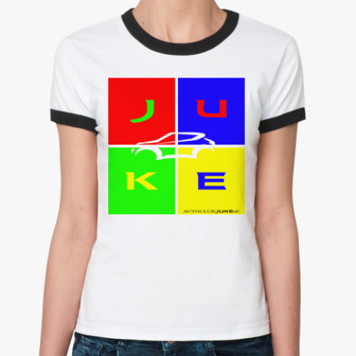 Женская футболка Ringer-T Juke