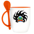 Black hole eating a globurger