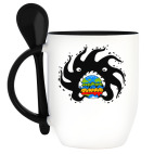 Кружка с ложкой