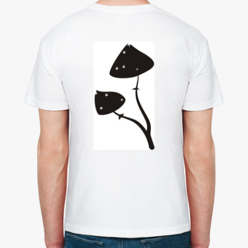 Футболка с принтом  'Грибы'