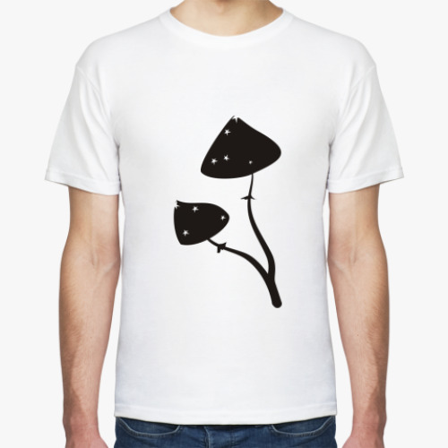 Футболка с принтом  'Грибы'