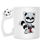 Кружка с футбольным мячиком