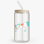 Банка с бамбуковой крышкой