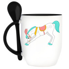 Кружка с ложкой