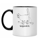 Кружка двухцветная