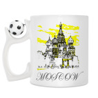 Кружка с футбольным мячиком