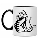 Кружка двухцветная