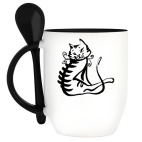 Кружка с ложкой