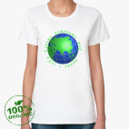 Женская футболка органик