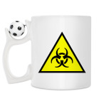 Кружка с футбольным мячиком