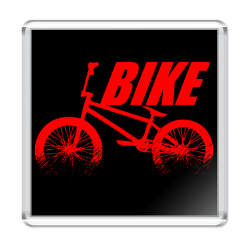 Магнит с принтом Bike