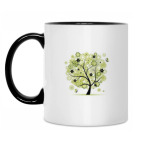 Кружка двухцветная