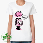 Женская футболка органик