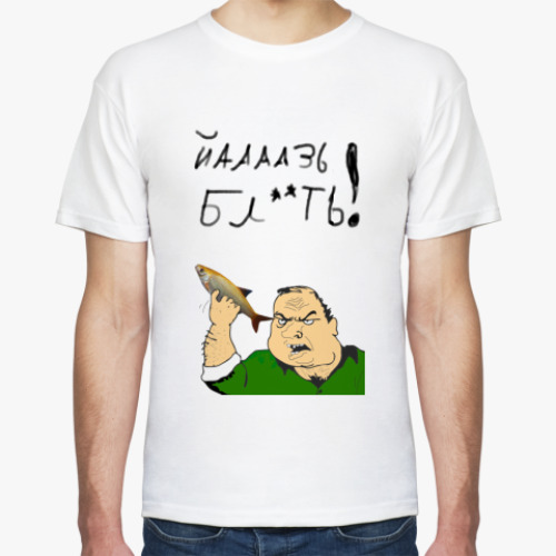 Футболка с принтом Язь