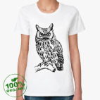 Женская футболка органик