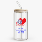 Банка с бамбуковой крышкой