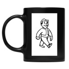 Кружка цветная UV-DTF