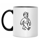 Кружка двухцветная