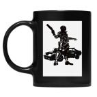 Кружка цветная UV-DTF