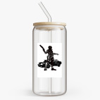 Банка с бамбуковой крышкой