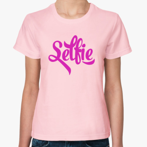 Женская футболка Selfie