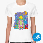 Женская спортивная футболка