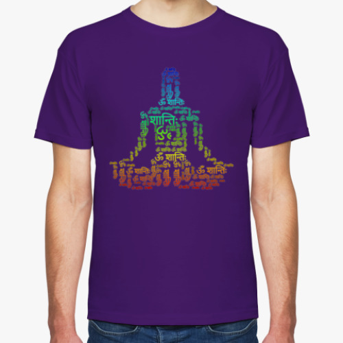 Футболка Ом Шанти йога