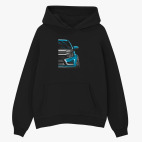 Толстовка худи оверсайз