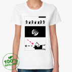 Женская футболка органик