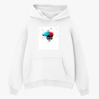 Толстовка худи оверсайз