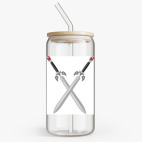 Банка с бамбуковой крышкой