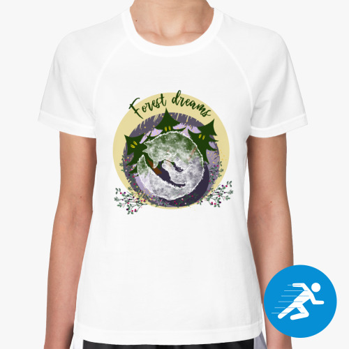 Женская спортивная футболка FOREST DREAMS