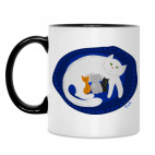 Кружка двухцветная