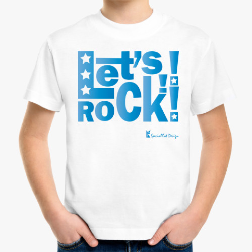 Детская футболка Let's Rock Kid!