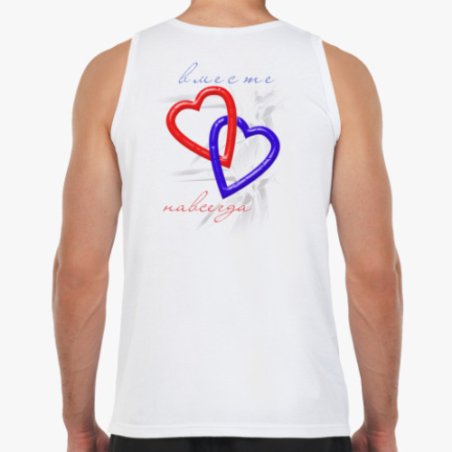 Майка с принтом Молодожены