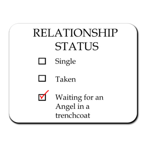 Коврик для мыши В ожидании ангела Каса