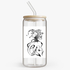 Банка с бамбуковой крышкой