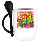 Кружка с ложкой